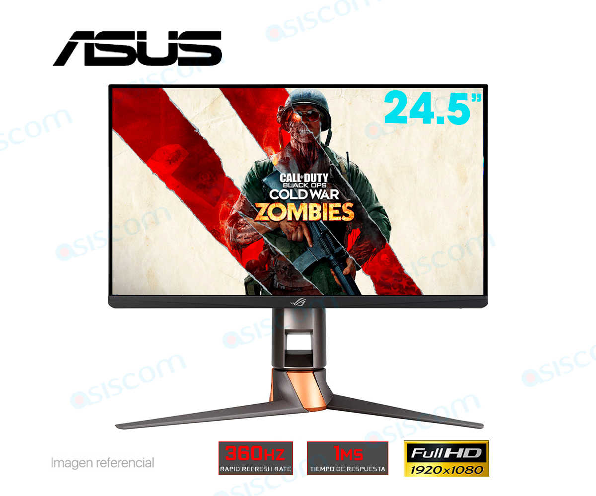 MONITOR 24.5”ASUS ROG SWIFT ( PG259QNR GAMING BK ) 360Hz | 1MS | G
